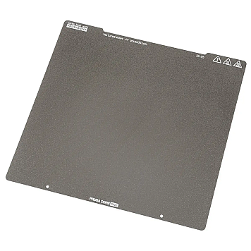 Пластина (стол) 254*240*0.65 мм с двухсторонним PEI покрытием PRUSA Textured Powder-coated Print Sheet
