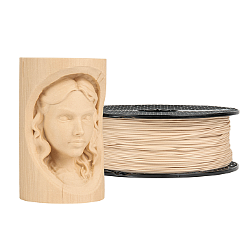 Пластик Prusament PLA Woodfill Linden Light Деревянный Ø1,75мм Вес: 1 кг
