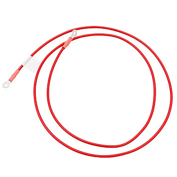 Кабель нагревательного стола Prusa Heatbed wiring Red для 3D принтера CORE One/+, 1 метр, 2x клемма кольцевая (оригинал)