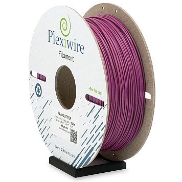 Пластик Plexiwire PLA GLITTER  для 3D принтера 1.75мм 1.185кг 400м, маджента
