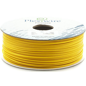 ABS пластик Plexiwire для 3D принтера 1.75мм 1кг 400м желтый-1