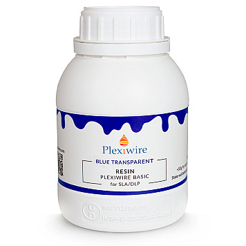 Фотополимерная смола Plexiwire Resin Basic Blue 0.5 кг