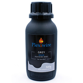 Фотополимерная смола Plexiwire Resin Basic Gray 0.5 кг