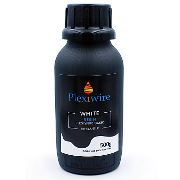 Фотополимерная смола Plexiwire Resin Basic White 0.5 кг