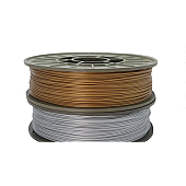 PLA Набор 2 в 1 золотой и серебрянный Pochatok Filament Ø1,75мм Вес: 0,75кг