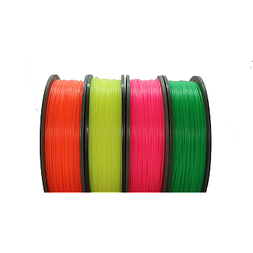 PLA Набор 4 в 1 из флуоресцентных цветов Pochatok Filament Ø1,75мм Вес: 0,75кг