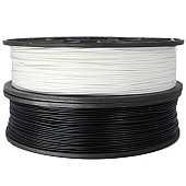 PLA Набор 2 в 1 черный и белый Pochatok Filament Ø1,75мм Вес: 0,75кг