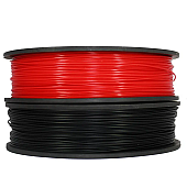 PLA Набор 2 в 1 черный, красный Pochatok Filament Ø1,75мм Вес: 0,75кг