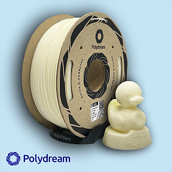 Пластик ABS Polydream Натуральный Ø1,75мм Вес: 0.5 кг