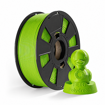 Пластик PETG Polydream Желто-зеленый (салатовый) Ø1,75мм Вес: 1.2 кг