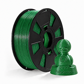 Пластик PETG Polydream Зеленый Ø1,75мм Вес: 0.6 кг