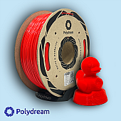 Пластик PETG Polydream Красный Ø1,75мм Вес: 1.2 кг