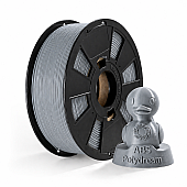 Пластик ABS+ Polydream Серый металлик Ø1,75мм Вес: 1 кг