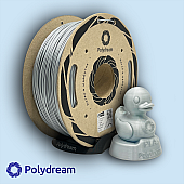 Пластик PLA Polydream Серый металлик Ø1,75мм Вес: 1.2 кг