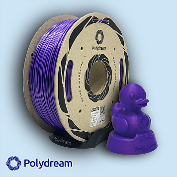 Пластик PLA Silk Polydream Фиолетовый перламутр Ø1,75мм Вес: 0.6кг