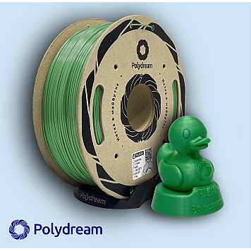 Пластик PLA Silk Polydream Салатовый Ø1,75мм Вес: 0.6кг