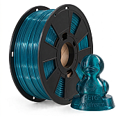 Пластик PETG Polydream Сапфирно-синий полупрозрачный Ø1,75мм Вес: 1.2 кг