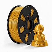 Пластик PETG Polydream Золотой полупрозрачный Ø1,75мм Вес: 1.2 кг