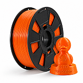 Пластик PETG Polydream Оранжевый полупрозрачный Ø1,75мм Вес: 1.2 кг