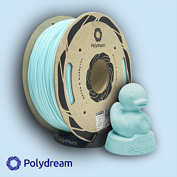Пластик PETG Polydream Пастельно-синий Ø1,75мм Вес: 1.2 кг