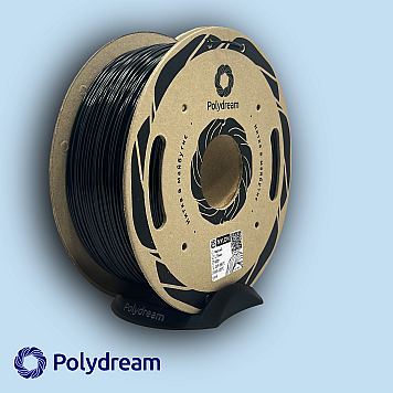 Пластик NYLON(нейлон, полиамид-6) Polydream Черный Ø1,75мм Вес: 0.6 кг