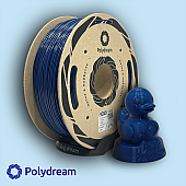 Пластик PETG Polydream Сапфирно-синий полупрозрачный Ø1,75мм Вес: 0.6 кг