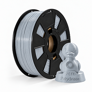 Пластик PETG Polydream Светло-серый Ø1,75мм Вес: 1.2 кг