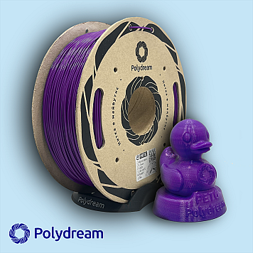 Пластик PETG Polydream Фиолетовый Ø1,75мм Вес: 0.6 кг