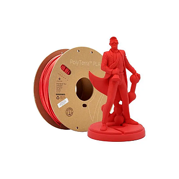 Пластик Polymaker PolyTerra PLA Красный Lava Red Ø1,75 мм Вес: 1 кг
