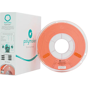 Пластик Polymaker PolySmooth PLA Оранжевый Ø1,75 мм Вес: 0.75 кг