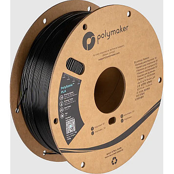 Пластик Polymaker Polysonic PLA Черный Ø1,75 мм Вес: 1 кг