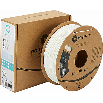 Пластик Polymaker Polysonic PLA Белый Ø1,75 мм Вес: 1 кг