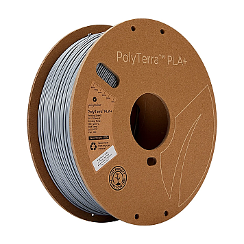 Пластик PLA PLus Polymaker PolyTerra Серый Ø1,75мм Вес: 1кг