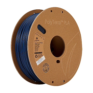 Пластик PLA Polymaker PolyTerra армейский синий Ø1,75мм Вес: 1кг