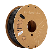 Пластик PLA Polymaker PolyTerra Черный древесный уголь Ø1,75мм Вес: 1кг