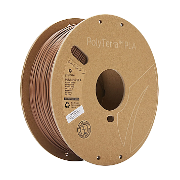 Пластик PLA Polymaker PolyTerra земляно-коричневый Ø1,75мм Вес: 1кг