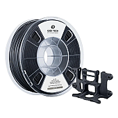 Пластик QIDI TECH PET-CF Black Черный Ø1,75мм Вес: 1 кг