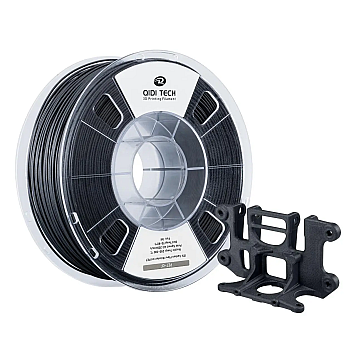 Пластик QIDI TECH PET-CF Black Черный Ø1,75мм Вес: 1 кг