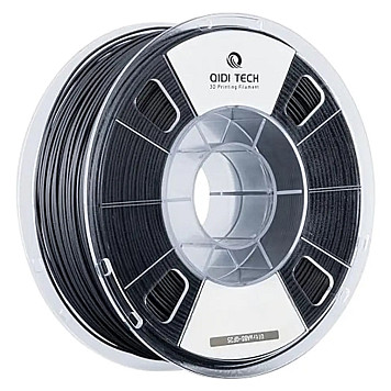 Пластик QIDI TECH ABS-GF25 Black  / Чёрный Ø 1,75 мм, Вес: 0.5 кг