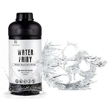 Фотополимерная смола RESIONE WW123 Water Fairy Water-washable Resin кристально прозрачная 1 кг