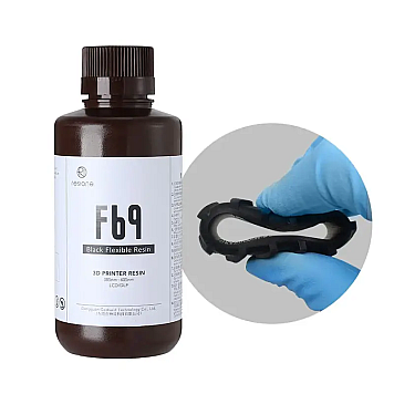 RESIONE F69 Black (Черная) Flexible Rubber-like гибкая (резина) фотополимерная смола  