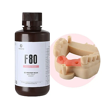 RESIONE F80 Elastic 3D Printer Resin Dental Gum Color Розовая 0,5 кг Стоматологическая фотополимерная смола
