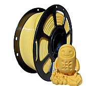 Пластик SILIKONI PET-G Yellow / Жёлтый Ø1,75 мм, Вес: 1 кг