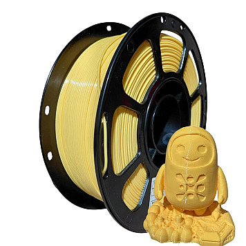 Пластик SILIKONI PET-G Yellow / Жёлтый Ø1,75 мм, Вес: 1 кг