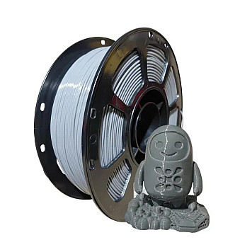 Пластик SILIKONI PETG Dark Gray / Тёмно-серый Ø1,75 мм, Вес: 1 кг