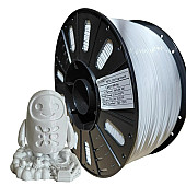Пластик SILIKONI PETG White / Белый Ø1,75 мм, Вес: 3 кг