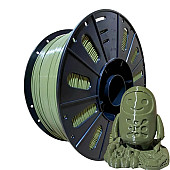 Пластик SILIKONI PETG Khaki / Хаки Ø1,75 мм, Вес: 3 кг