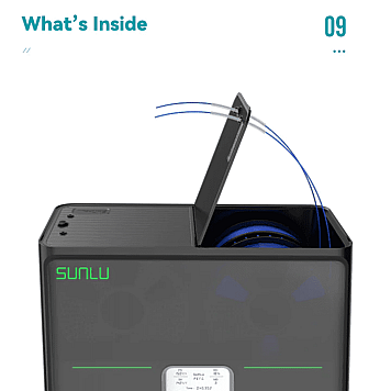 Cушка SUNLU S4 Filament Dryer на 4 катушки-12