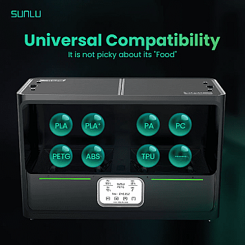 Cушка SUNLU S4 Filament Dryer на 4 катушки-5