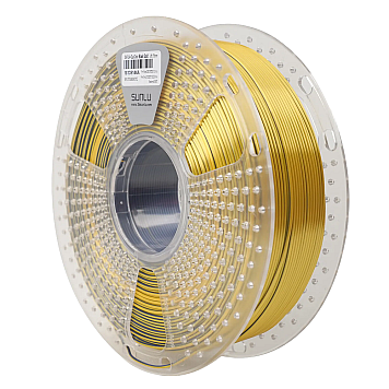 Пластик SUNLU Dual Color Silk PLA+ Черный-Золотой Ø1,75мм Вес: 1кг